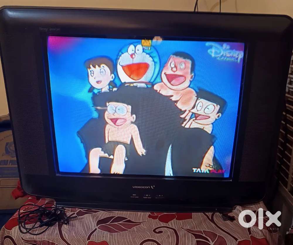 Videocon colour tv with tv stand