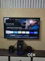 Android TV 43in With Zebronics Home Theater For Sale