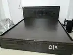 Urgent Sale: King Size Bed with Hydraulic Storage & Mattress