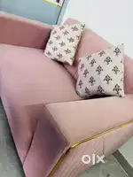 Luxury 7 seater sofa with steel pannel at the bottom