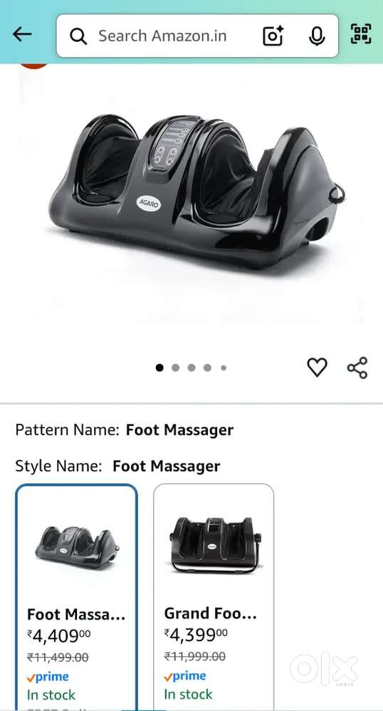 Foot massager machine