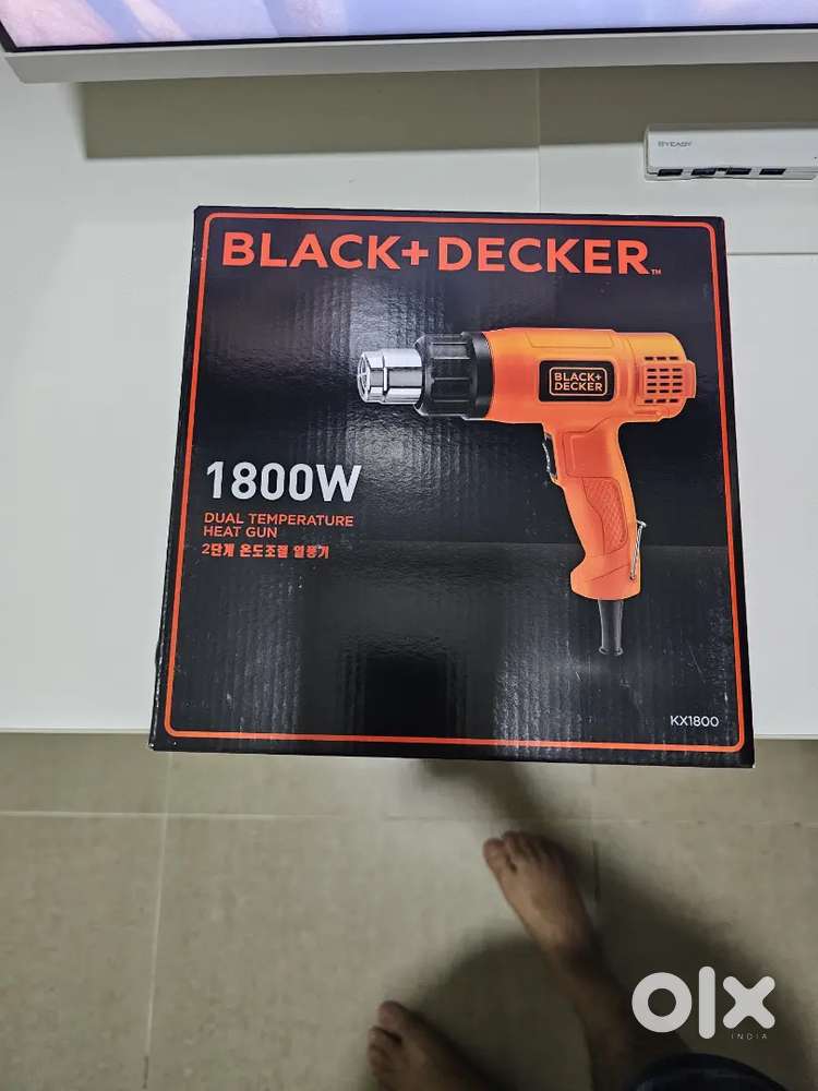 Heat gun (Black+ decker) brand new seal packed