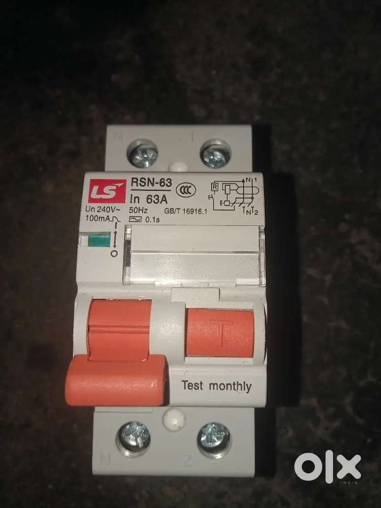 RCCB 63amp 100ma ଆର୍ଥ ଲିକେଜ୍ ସୁରକ୍ଷା