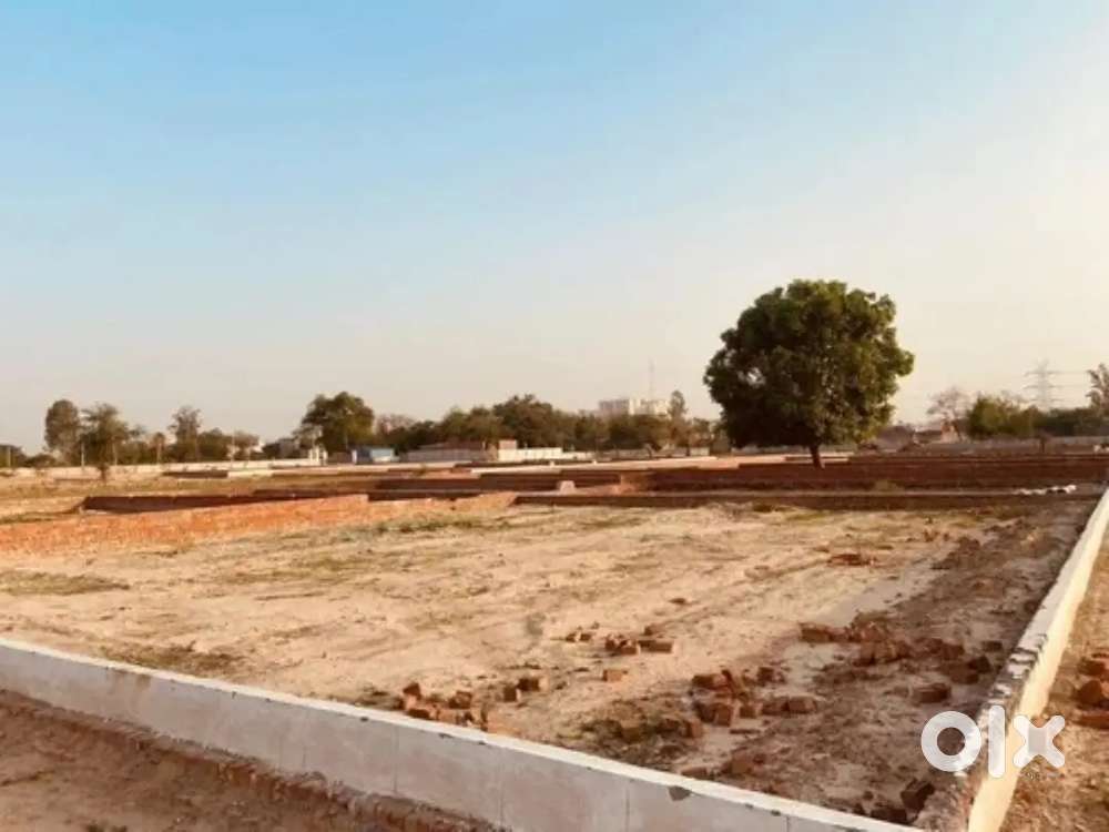 किसान पथ से लगा प्लाट खरीदे बैंक लोन के साथ में