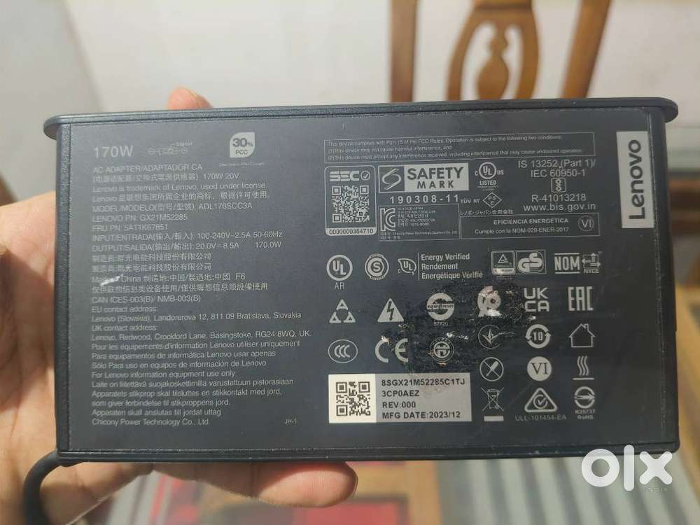 Lenovo 170W charger adapter