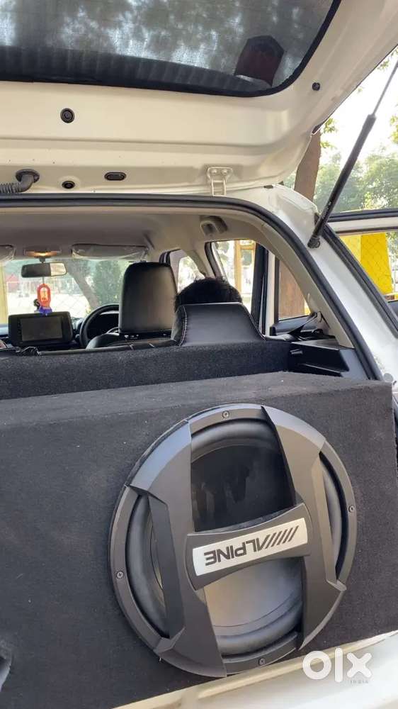 Alpine bass with sound barrier 2 channel Amp