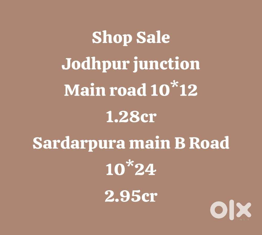 Shop sale jodhpur station main road