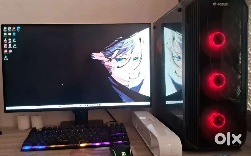 “High-End Gaming PC with BenQ Monitor (Intel i7 12th Gen, RTX 4060)”