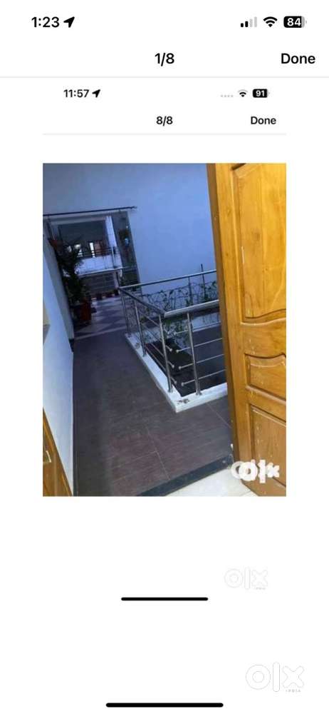 Semifurnished flat available for renr