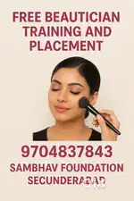 FREE BEAUTICIAN TRAINING AND PLACEMENT duration 2 Months