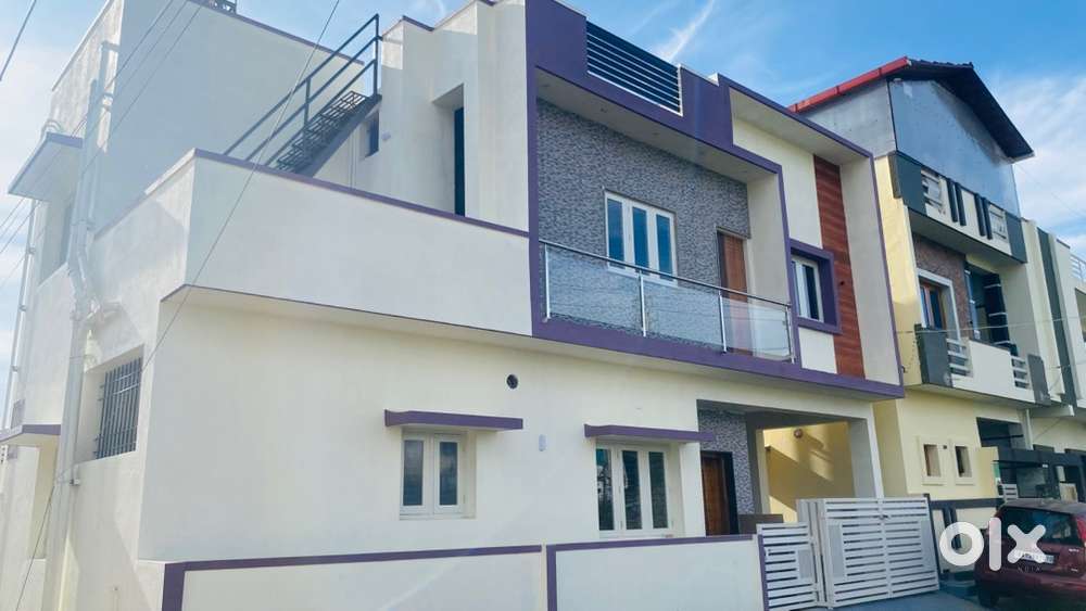 East facing corner plot built duplex house