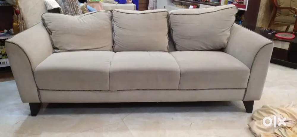 Sofa for 3 person with cushion, price negotiable.