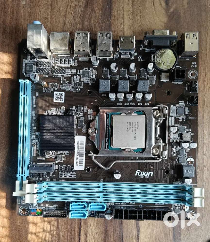 MOTHERBOARD (FOXIN Nvme M.2), Cpu, Ram