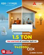 Super sale price Mitsubishi splits and windows AC 10 yrs warranty