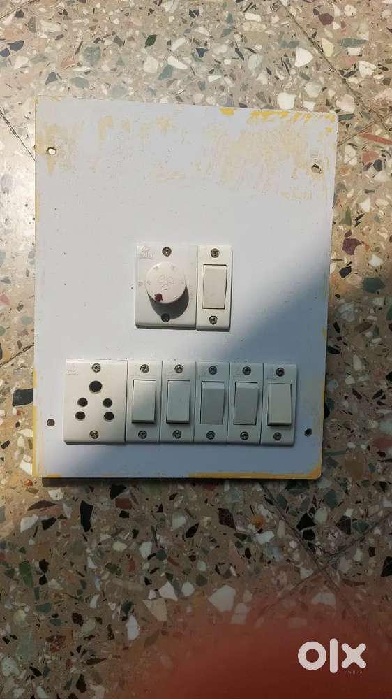 Switch Boards with light and fan switches 10 Boards