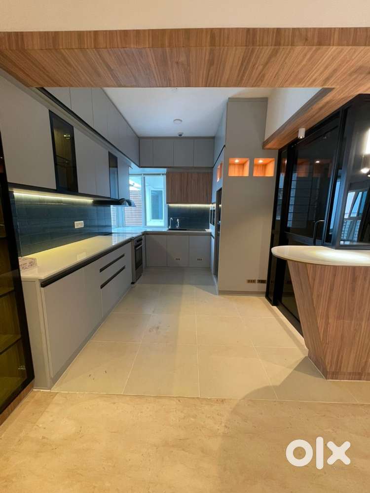 3 Tata Tritvam Semi Furnished  Flat available for rent in Marine drive