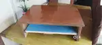Brand New Brown Computer Table with Keyboard Compartment