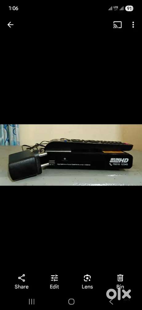 Sun TV set-top box. Dish