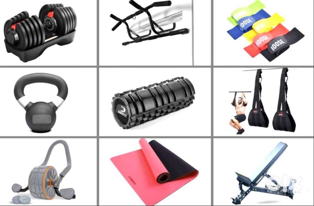Dumbbells ∆ Weight Plate ∆ Barbell Rods ∆ Bench Press ∆ All Gym Needs