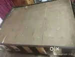 Old Wooden Double Bed Box