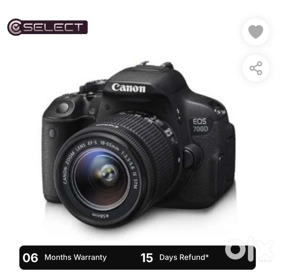 Canon 700D dual lens