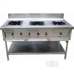 Three and two burner range