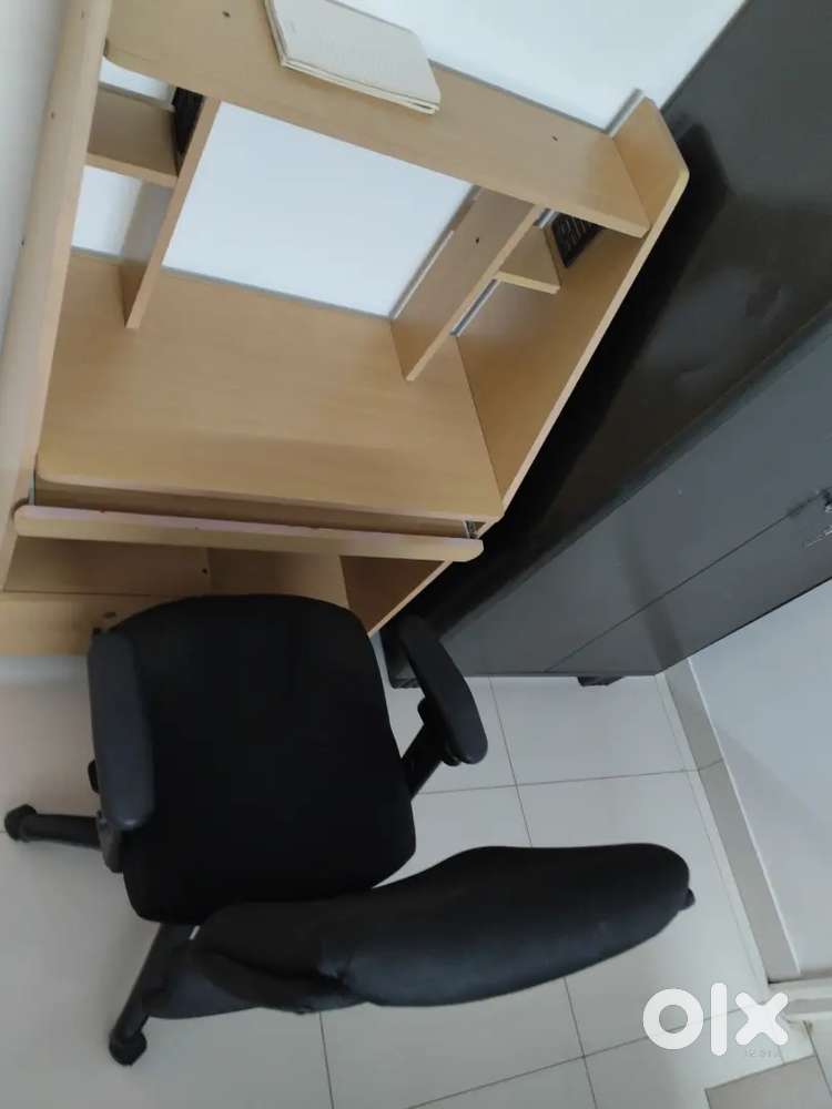 Computer table with chair