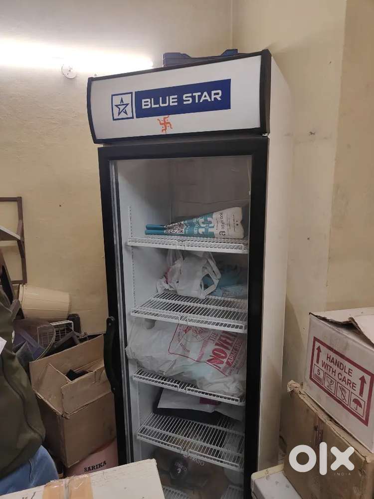 Blue star 500 liter super cooler display fridge