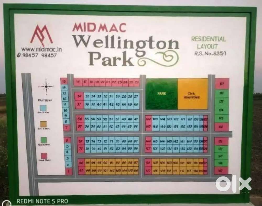 Plot number 27 for sale at Wellington layout, midmac property.