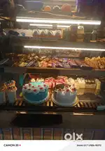 Cake counter fridge