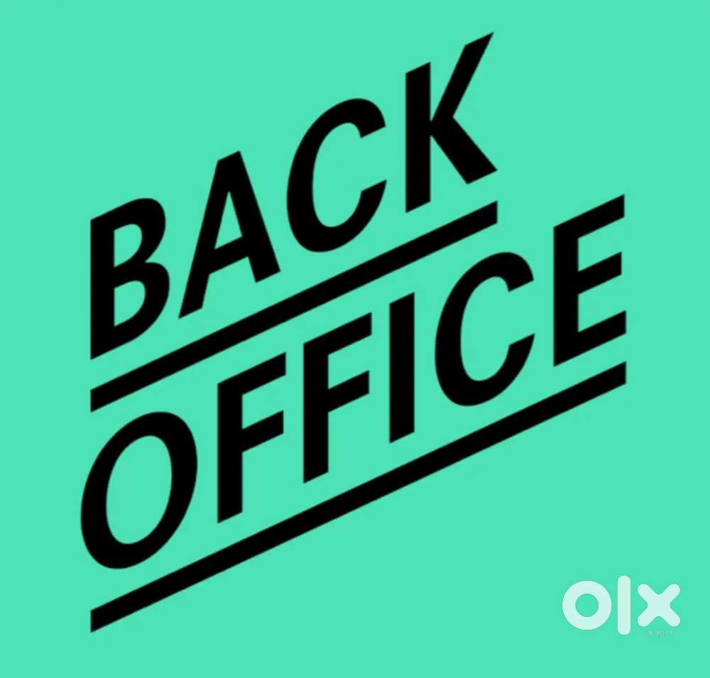 Back office at online work from home and office