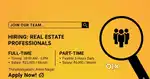 Part-time/Full-time Job  Real estate  Flexible Timing  Incentives