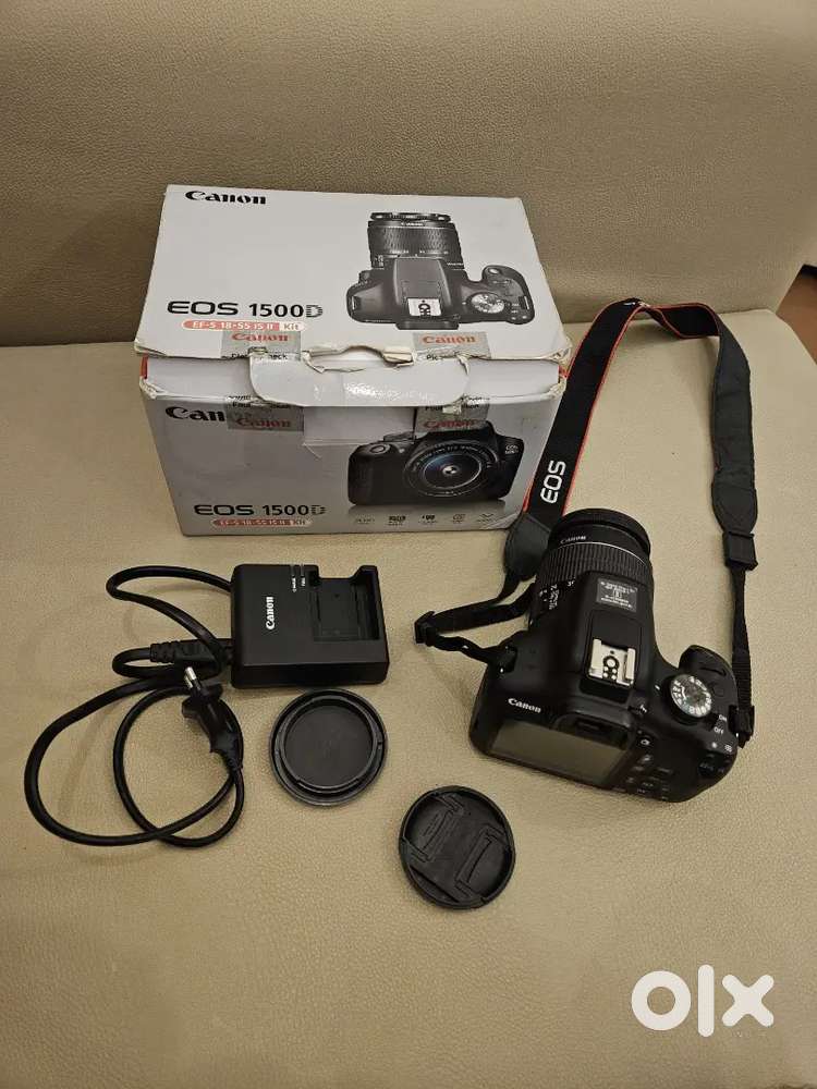 Canon EOS 1500D DSLR (18-55mm IS II Kit) – Like New