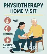  PHYSIOTHERAPY HOME VISIT  for any kind of pain or general weakness.