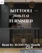 Kottooli 2bhk furnished flat available for rent