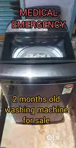 -Two months old washing machine- New-₹14,000 our price -₹9000 only!