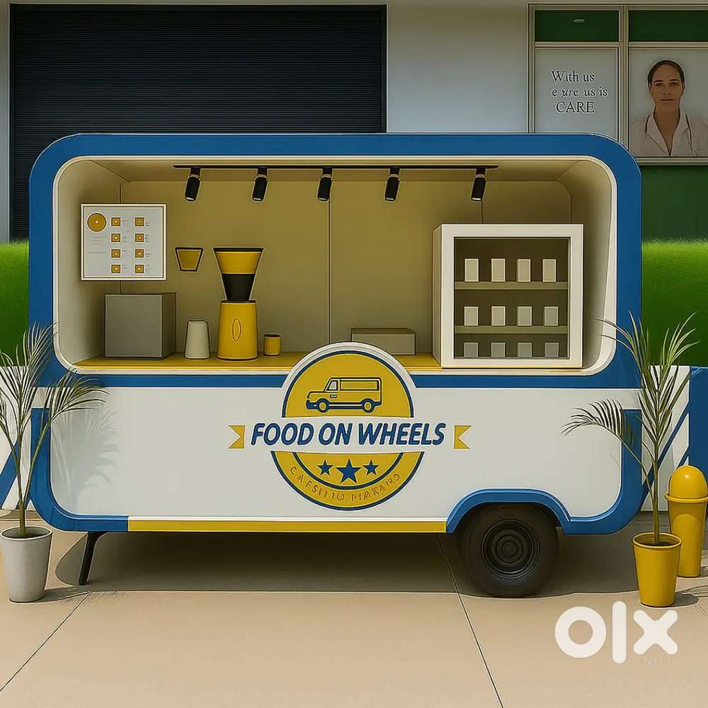 Food trailer mini cafe kiosk at petrol pump with 30% subsidy