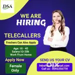 Female Tele caller -Part Time job Vacancy