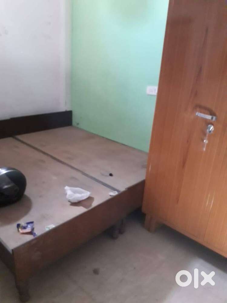 semi furnished room with separate bath room and kitchen