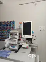 Embroidery machine computerized