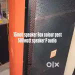 15inch speaker Box colour pent 2000watt