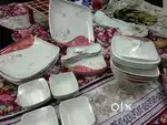 A new white Dinner Set