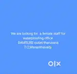 water proofing office staff