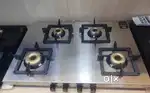 Glen Stainless Steel 4 burners stove (with 14 months warranty)
