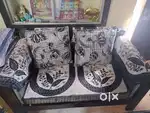 7 Seater wooden sofa Set and a TV Trolley available for sale