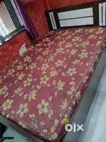 Box bed with storage and mattress