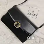 Gucci GG Metal Fittings 2Way Shoulder Clutch Bag.