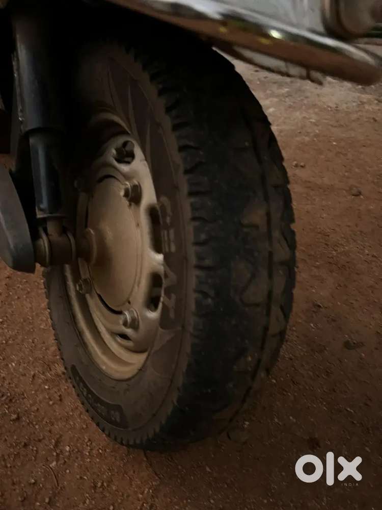 Back tyre 100% front tyre 70%