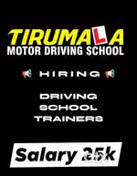 Hiring driving school trainers