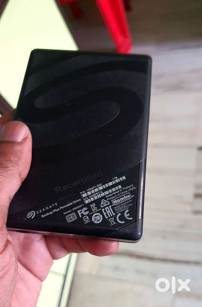 1 tb segate external hdd certified.